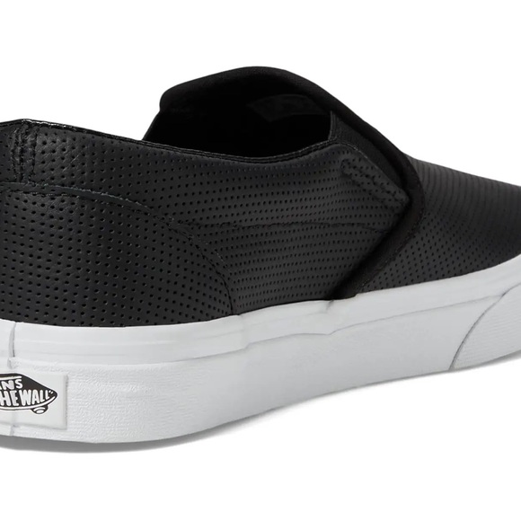 Vans Black Classic Slip-On Shoes - Picture 6 of 11
